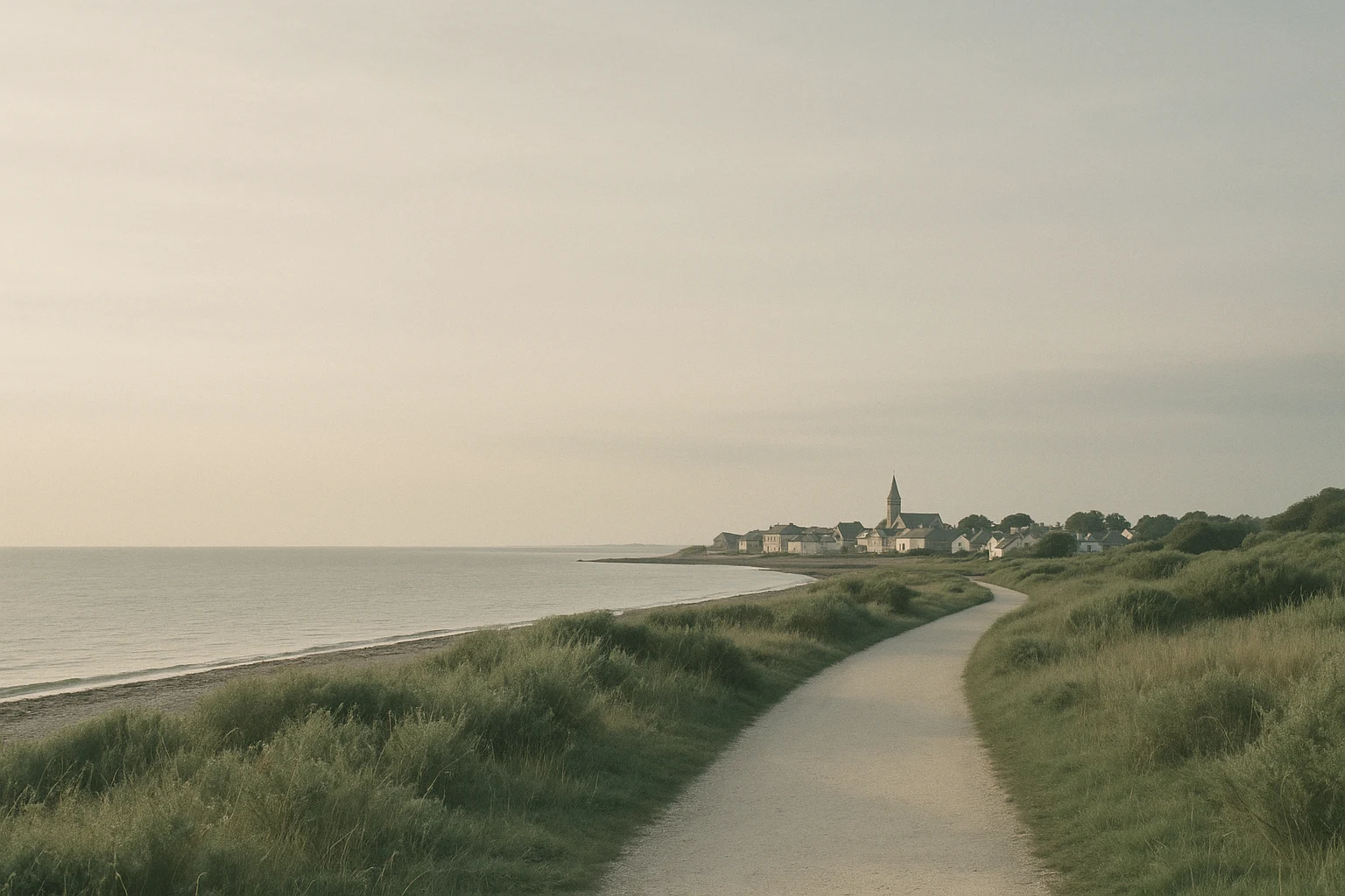 Roligt landskabsbillede om et princip der kan brede sig